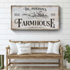 Joycorners Farmhouse Personalized Name Canvas Cattle Ranch Signs 1