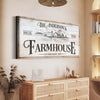 Joycorners Farmhouse Personalized Name Canvas Cattle Ranch Signs 1