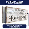 Joycorners Farmhouse Personalized Name Canvas Cattle Ranch Signs 1