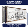 Joycorners Cattle Farm Home Decor Personalized Name Canvas Cattle Ranch Signs