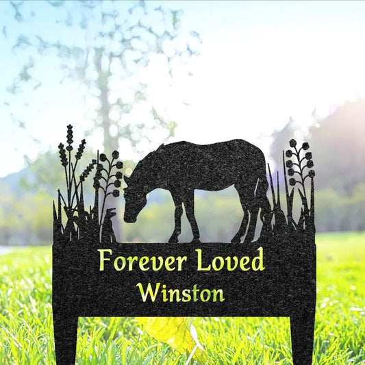 Personalized Name Horse Metal Sign