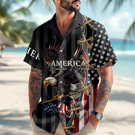 Joycorners 250 Years Independence Day America Remember And Honor Hawaiian Shirt