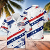 Joycorners Custom Name 250 Years Semiquincentennial Patriotic Hawaiian Shirt