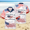 Joycorners Custom Name America 250th Anniversary Patriotic Hawaiian Shirt