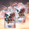Joycorners Patriotic Bald Eagle USA 250 Years Hawaiian Shirt, American Freedom Apparel
