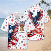 Joycorners Personalized American 250th Anniversary Tropical Hawaiian Shirt, Patriotic Outfit