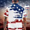 Joycorners Personalized American 1776 Eagle Patriotic Hawaiian Shirt, USA Freedom Gift