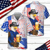 Joycorners Personalized Name America 250th Birthday Hawaiian Shirt, USA Patriotic Gift
