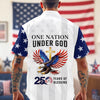 Joycorners Personalized One Nation Under God America 250th Hawaiian Shirt, Patriotic Gift