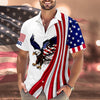 Joycorners Personalized God Bless America Eagle 250th Anniversary Hawaiian Shirt