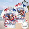 Joycorners Custom Name American Pride Eagle 1776-2026 Hawaiian Shirt