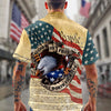Joycorners Freedom Isn’t Free Patriotic Hawaiian Shirt, American Eagle Freedom Apparel