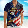 Joycorners Patriotic 250th America Eagle Hawaiian Shirt, American Flag Freedom Outfit