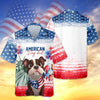 Joycorners Personalized America Dog Dad Patriotic Hawaiian Shirt, USA Freedom Apparel
