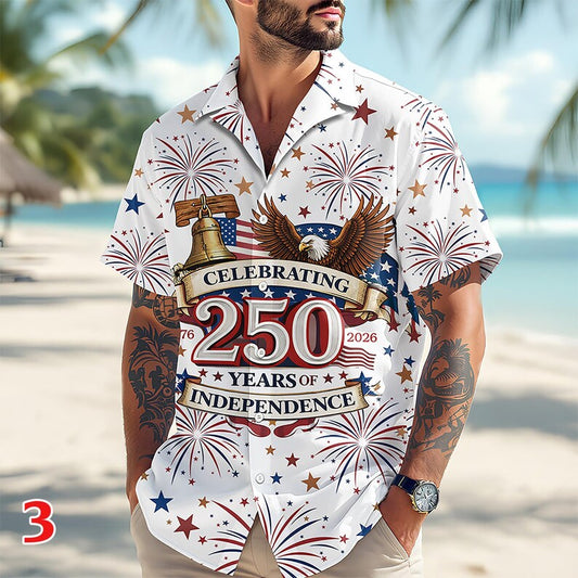 Joycorners Personalized Celebrating 250 Years Of Independence Hawaiian Shirt Style 3