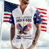 Joycorners Personalized One Nation Under God America 250th Hawaiian Shirt, Patriotic Gift