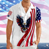 Joycorners Personalized God Bless America Eagle 250th Anniversary Hawaiian Shirt