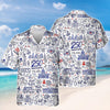 Joycorners USA 250th Anniversary Eagle Patriotic Hawaiian Shirt, 1776-2026 American Freedom Apparel