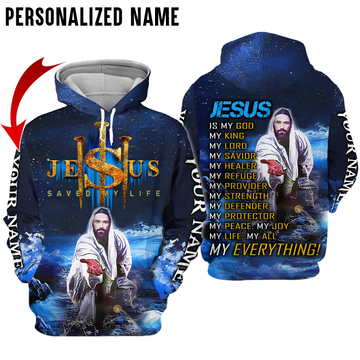 Joycorners Jesus Saved My Life Custom Name 3D Shirt