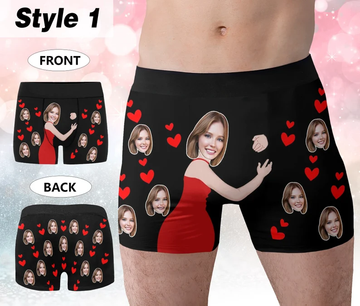 Joycorners Anniversary/Valentine's Day Gift, Custom Boxer Briefs