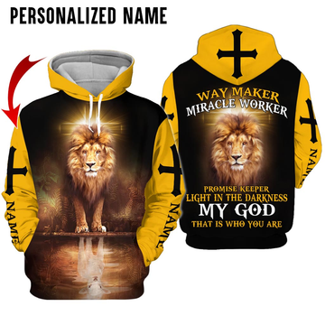 Joycorners Custom Name Jesus 3D Shirt