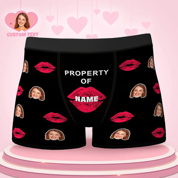 Joycorners Anniversary/Valentine's Day Gift, Custom Boxer Briefs