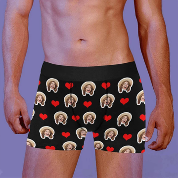 Joycorners Anniversary/Valentine's Day Gift, Custom Boxer Briefs