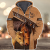 Joycorners Horse Lovers Never Walk Alone 3D Hoodie