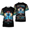 Joycorners Lion Cross Light Way Maker Miracle Worker 3D Shirt