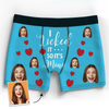 Joycorners Anniversary/Valentine's Day Gift, Custom Boxer Briefs