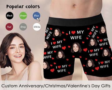 Joycorners Anniversary/Valentine's Day Gift, Custom Boxer Briefs
