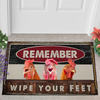 Joycorners Chickens Wipe Your Hooves Doormat