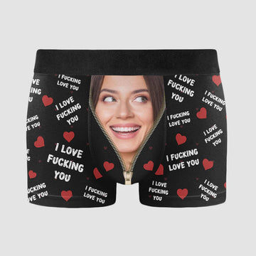 Joycorners Anniversary/Valentine's Day Gift, Custom Boxer Briefs