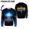 Joycorners Custom Name Man of God Husband Dad Papa Jesus is my savior 3D Shirt
