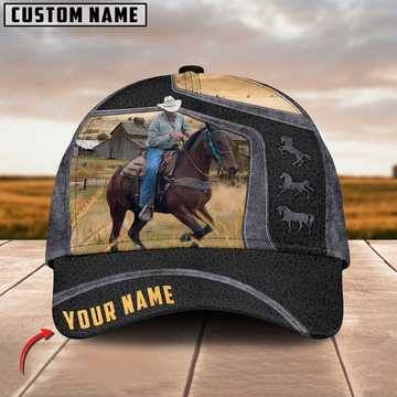 JoyCorners American Quarter Horse Customized Name Cap For Medina