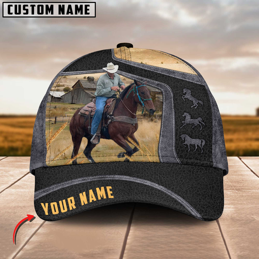 JoyCorners American Quarter Horse Customized Name Cap For Medina