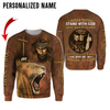 Joycorners Custom Name Jesus Faith Over Fear Stand With God 3D Shirt