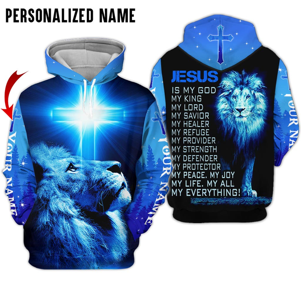 Joycorners Jesus Custom Name 3D Shirt