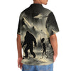 Joycorners Mysterious Bigfoot And Alien At Campsite Hawaiian Shirt