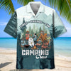 Joycorners Friends, Fires, Fun Camping Crew Cat Breeds Hawaiian Shirt