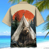 Joycorners Wild Bear Campfire Hawaiian Shirt