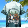 Joycorners Friends, Fires, Fun Camping Crew Cat Breeds Hawaiian Shirt