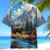 Joycorners Wild Bear Camping Adventure 3D Hawaiian Shirt