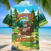 Joycorners Custom Name Bigfoot Campfire Drinking Team Captain Hawaiian Shirt