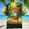 Joycorners Custom Name Campfire Drinking Team Captain Eagle Hawaiian Shirt