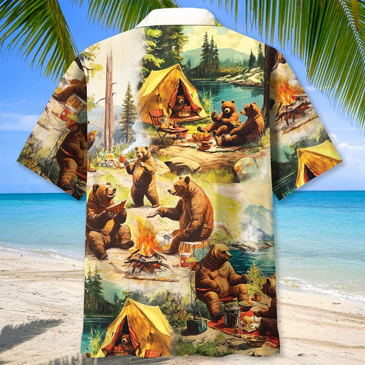 Joycorners Wildlife Animal Camping Hawaiian Shirt