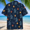 Joycorners Campfire Silhouette Bigfoot Hawaiian Shirt