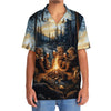 Joycorners Bear Camping Drinking Night Hawaiian Shirt