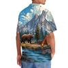 Joycorners Wild Bear Camping Adventure 3D Hawaiian Shirt