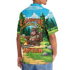 Joycorners Custom Name Bigfoot Campfire Drinking Team Captain Hawaiian Shirt